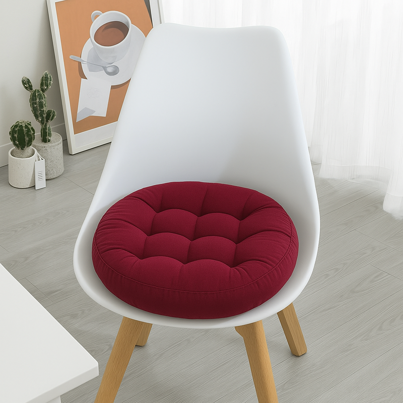 Velvet Floor 23x23 Inches Filled  Cushion