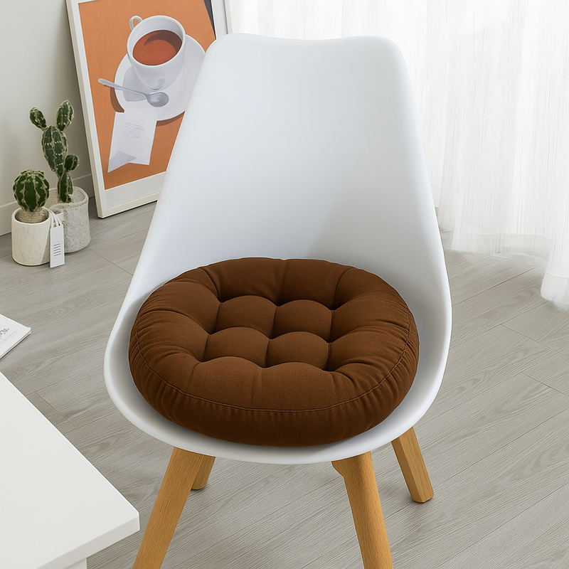 Velvet Floor 23x23 Inches Filled  Cushion