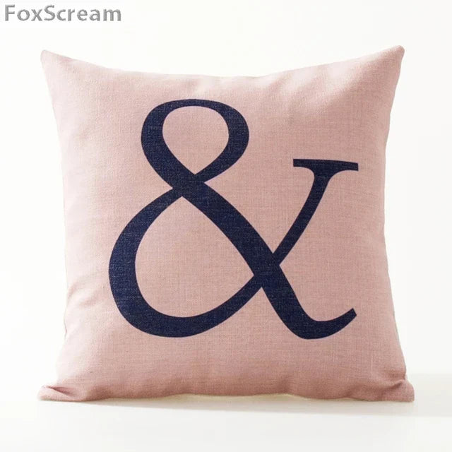 Cushion Covers Elegant Monochrome pack of 6