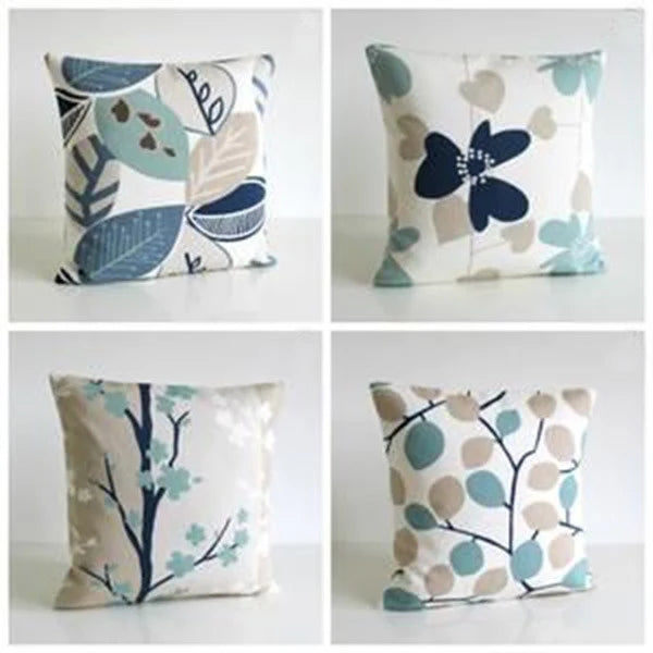 Cushion Covers Duck Egg Pillow Pack of 4