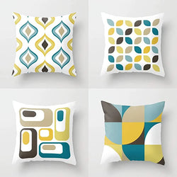 Cushion Covers Blue Tulip Pack of 4
