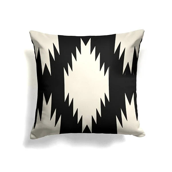Cushion Covers Traditional Style Black pack of 4