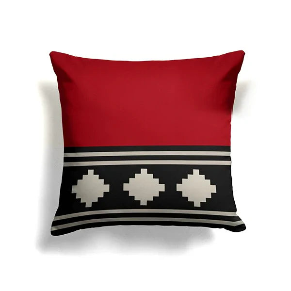 Cushion Covers Traditional Style Black pack of 4