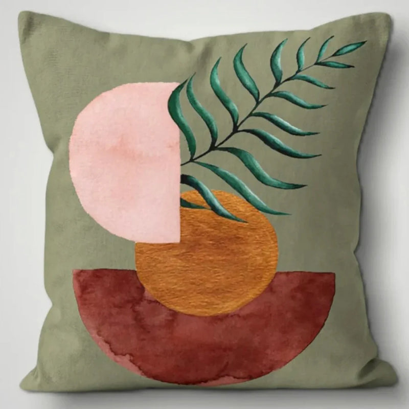 Cushion Covers Green Boho pack of 4