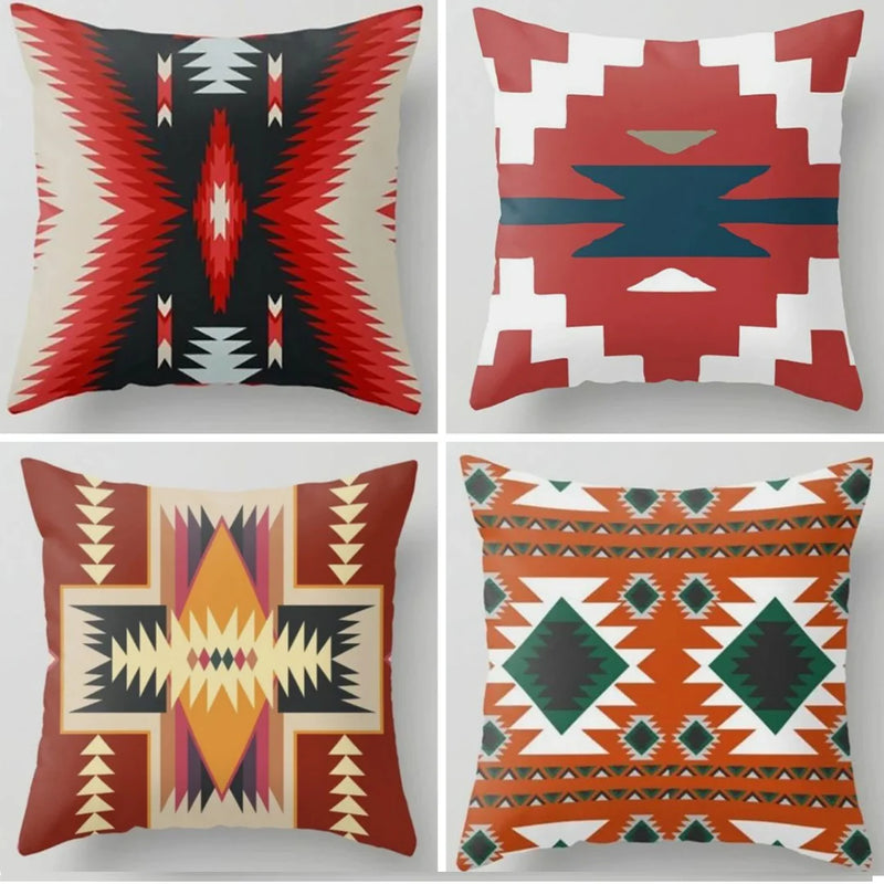 Cushion Covers Terracotta Farmhouse  pack of 4