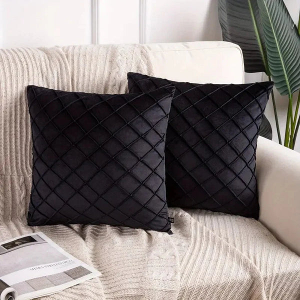 Cushion Covers Executive Velvet Pack Of 2