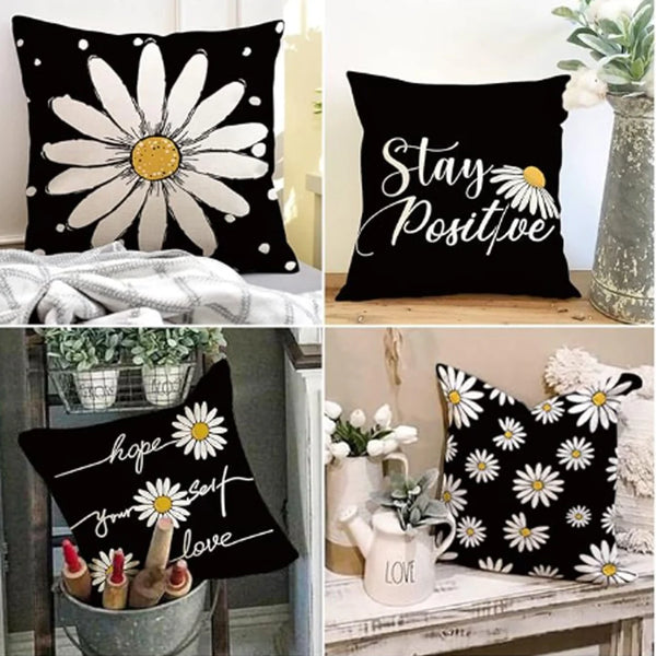 Cushion Covers Petals Pack 4