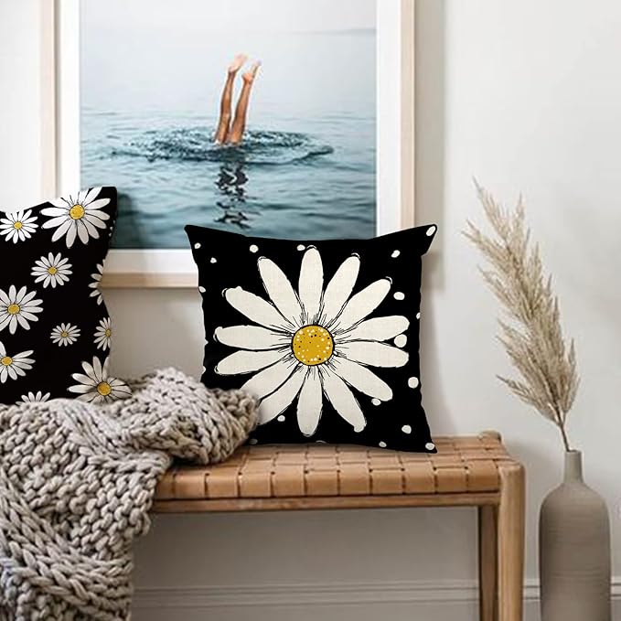 Cushion Covers Petals Pack 4