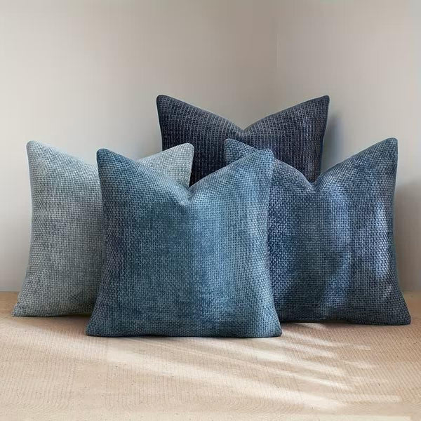 Cushion Covers Urban Plush (Blue) Pack of 4