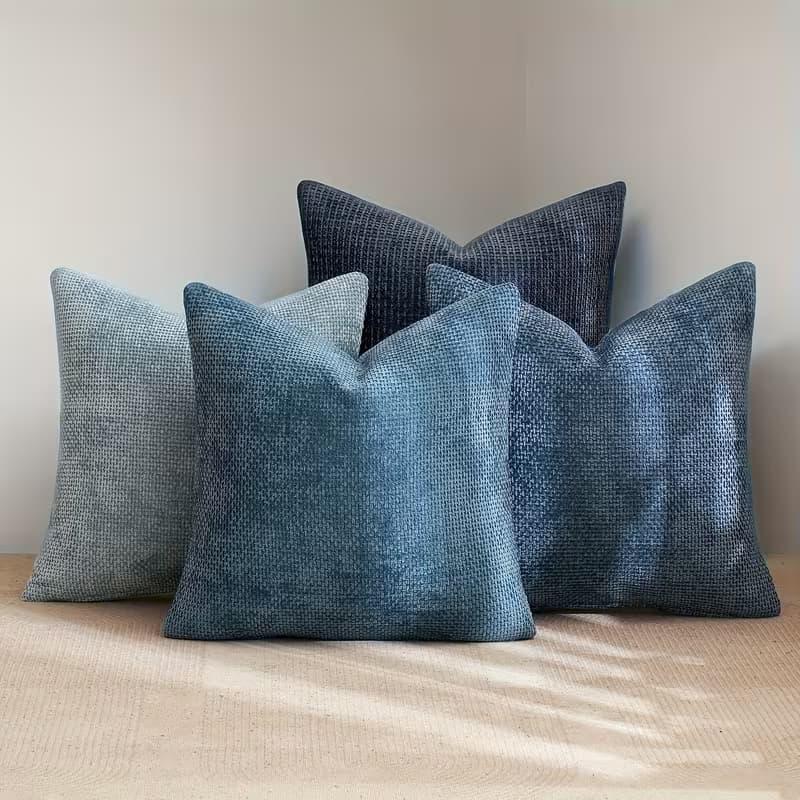 Cushion Covers Urban Plush (Blue) Pack of 4