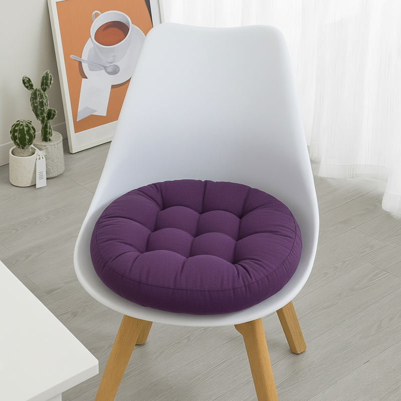 Velvet Floor 23x23 Inches Filled  Cushion